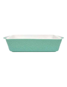Blooms Rectangular Baker 27x19.5x6.5cm Gift Boxed in Green
