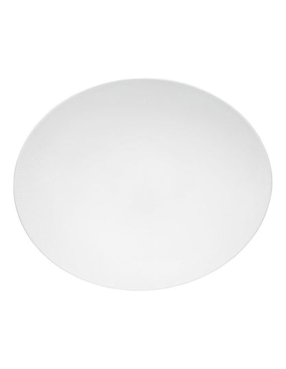 Cashmere Oval Platter 31x25.5cm Gift Boxed in White