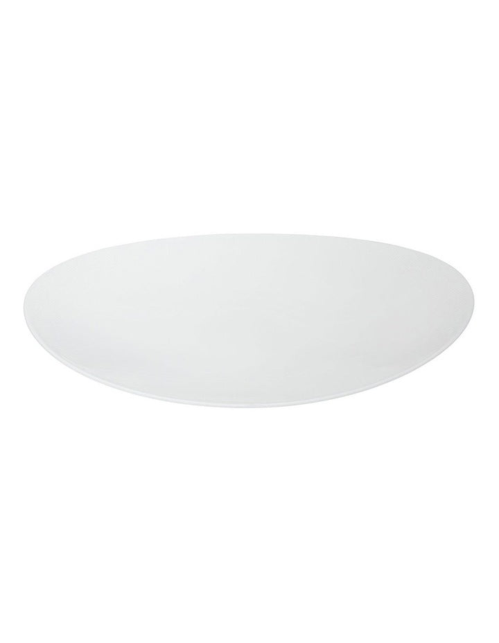 Cashmere Oval Platter 31x25.5cm Gift Boxed in White