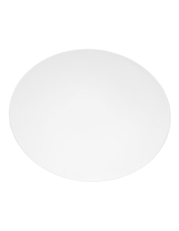 Cashmere Oval Platter 36.5x30.5cm Gift Boxed in White