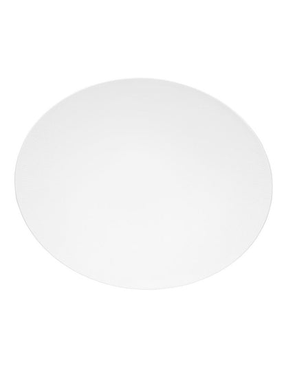 Cashmere Oval Platter 36.5x30.5cm Gift Boxed in White