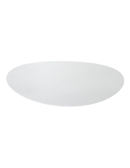 Cashmere Oval Platter 36.5x30.5cm Gift Boxed in White