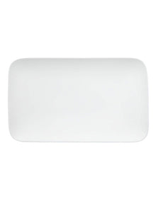Cashmere Rectangular Platter 31x19cm Gift Boxed in White
