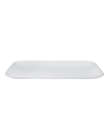 Cashmere Rectangular Platter 31x19cm Gift Boxed in White