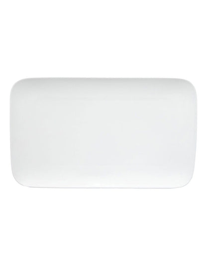 Cashmere Rectangular Platter 36.5x22cm Gift Boxed in White