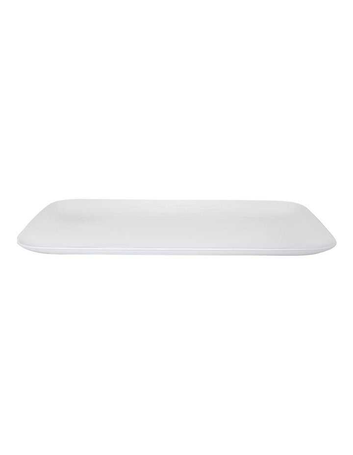 Cashmere Rectangular Platter 36.5x22cm Gift Boxed in White
