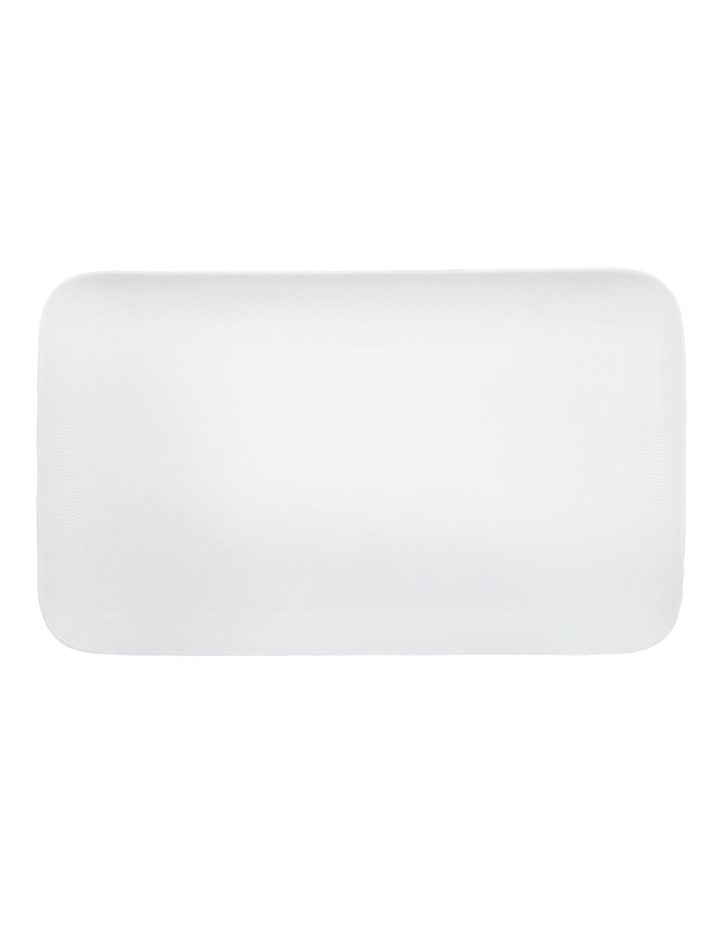 Cashmere Rectangular Platter 42x25cm Gift Boxed in White