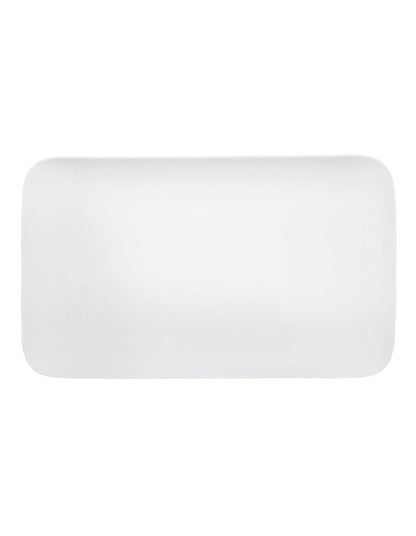 Cashmere Rectangular Platter 42x25cm Gift Boxed in White