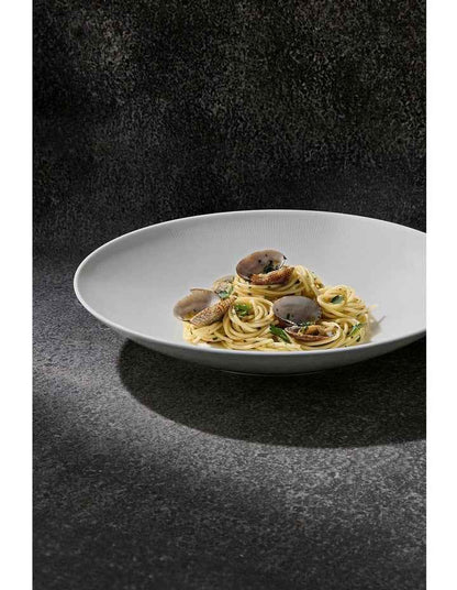 Cashmere Serving Bowl 30x5.5cm Gift Boxed in White