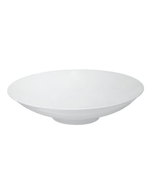 Cashmere Footed Serving Bowl 31x8cm Gift Boxed in White
