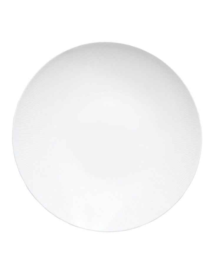 Cashmere Footed Serving Bowl 31x8cm Gift Boxed in White