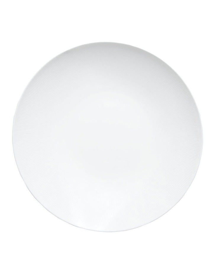 Cashmere Footed Serving Bowl 31x8cm Gift Boxed in White