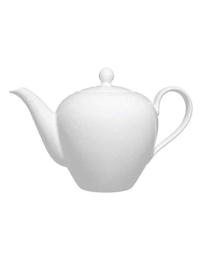 Cashmere Tall Teapot 1L Gift Boxed in White