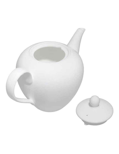 Cashmere Tall Teapot 1L Gift Boxed in White