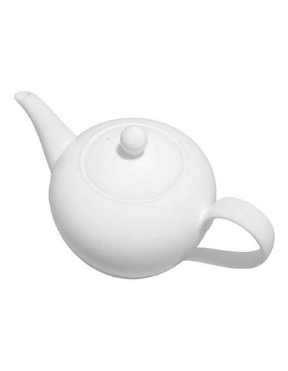 Cashmere Tall Teapot 1L Gift Boxed in White