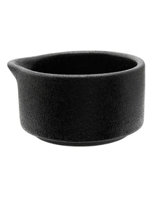 Caviar Sauce Dish/Pourer 80ml in Black