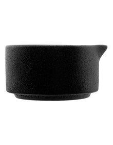 Caviar Sauce Dish/Pourer 80ml in Black