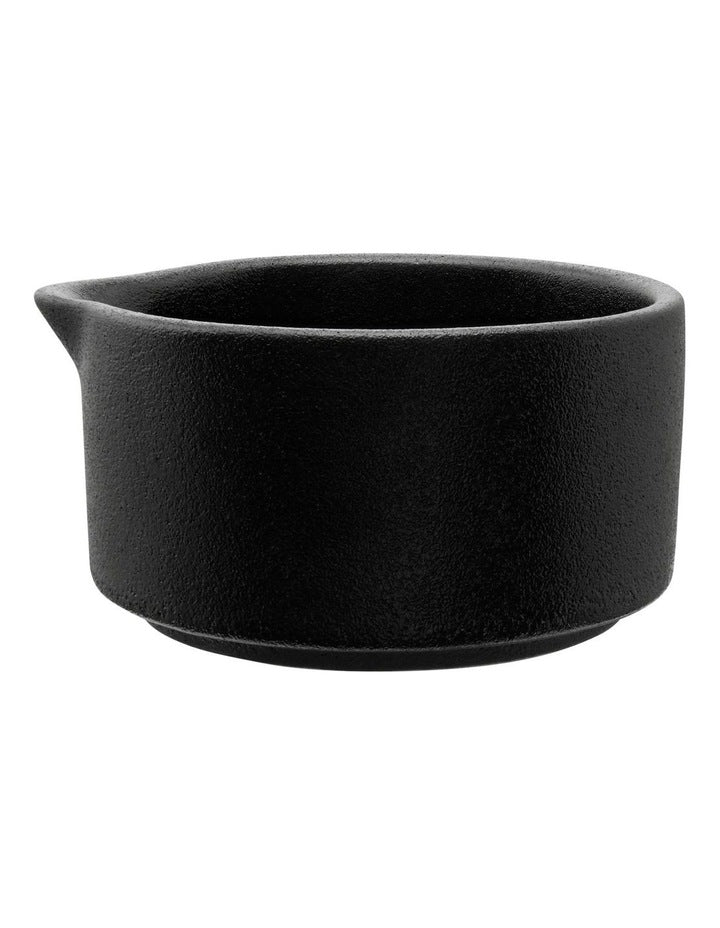 Caviar Sauce Dish Pourer 130ml in Black