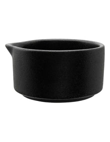 Caviar Sauce Dish Pourer 130ml in Black