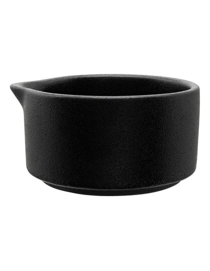Caviar Sauce Dish Pourer 130ml in Black