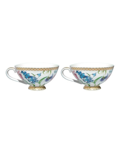 Estelle Michaelides Mystique Demi Cup & Saucer 90ml Set of 2 Gift Boxed in Multi