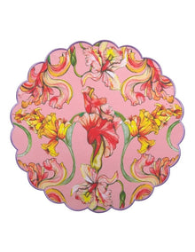 Estelle Michaelides Mystique Scallop Cotton Placemat 39cm in Pink
