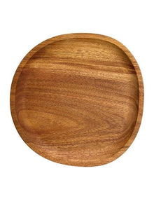 Forme Acacia Wood Organic Platter 20x20cm in Natural