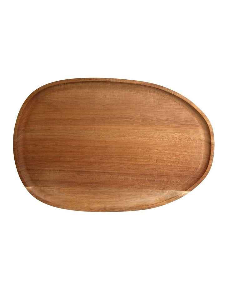 Forme Acacia Wood Organic Platter 45x30cm in Natural