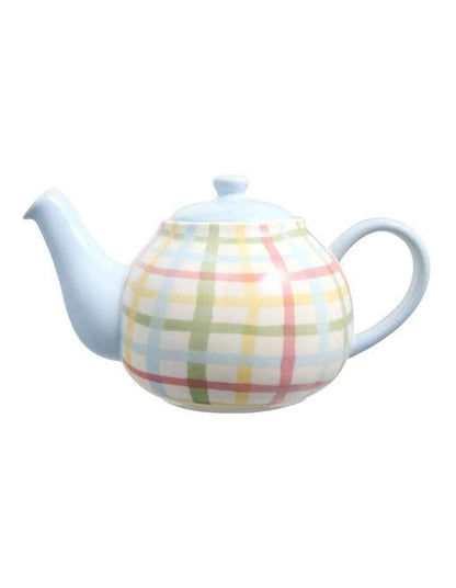 Olde English Teapot 1.1L Gift Boxed in Multi Check
