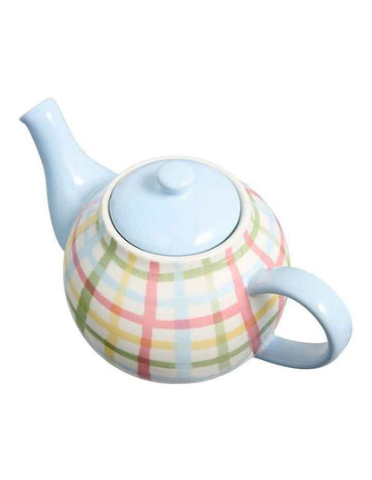 Olde English Teapot 1.1L Gift Boxed in Multi Check