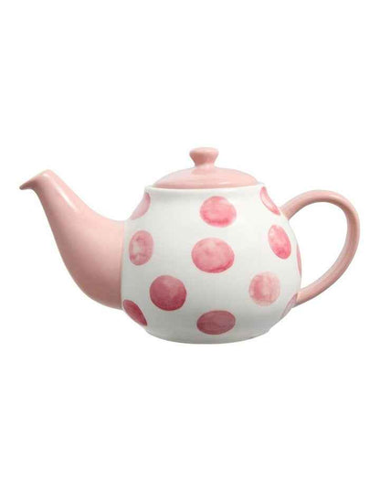 Olde English Teapot 650ml Gift Boxed in Pink Spot