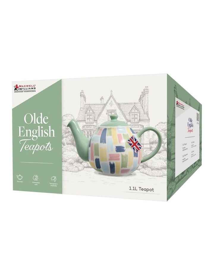 Olde English Teapot 1.1L Gift Boxed in Brush Stroke