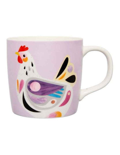 Pete Cromer Barn Friends Chook Mug 375ml Gift Boxed  in Purple