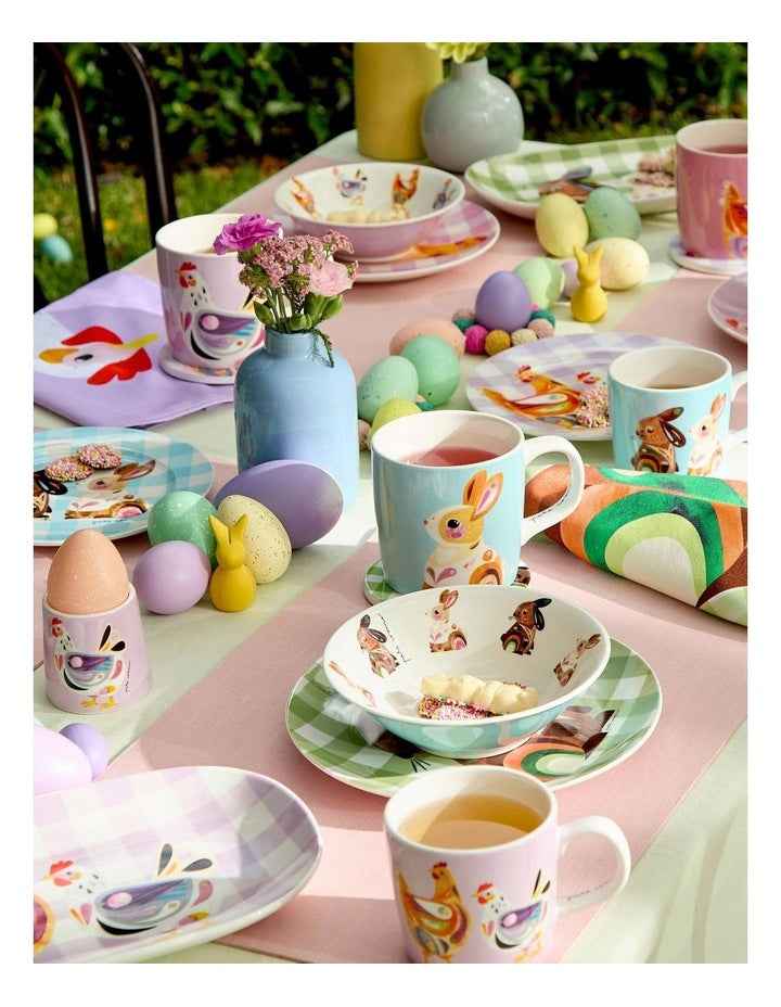 Pete Cromer Barn Friends Chook Mug 375ml Gift Boxed  in Purple