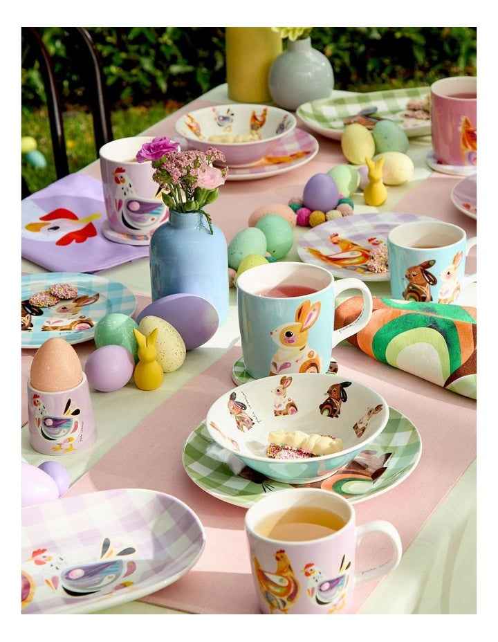 Pete Cromer Barn Friends Set of 4 Reversible Placemats 43x28cm Set of 4 in Multi