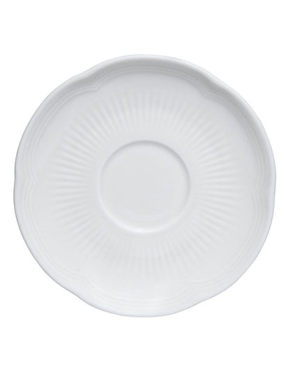 White Basics Rococo Demi Cup & Saucer 90ml in White