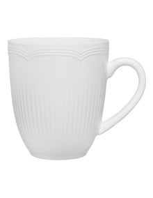 White Basics Rococo Coupe Mug 390ml in White