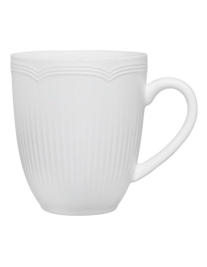 White Basics Rococo Coupe Mug 390ml in White