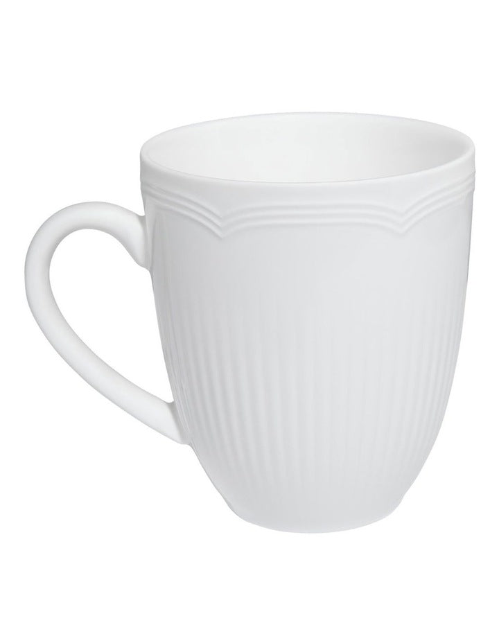White Basics Rococo Coupe Mug 390ml in White