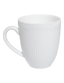 White Basics Rococo Coupe Mug 390ml in White