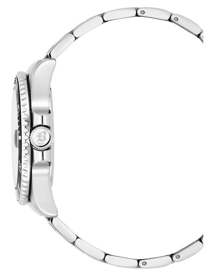 Swiss Made Pro Scuba 43mm Watch in Stainless Steel/Black