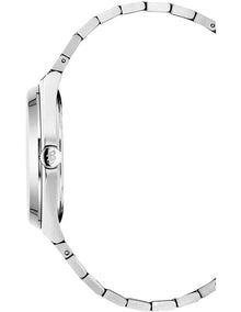 Swiss Horizon Water Resistant Black Dial Stainless Steel Watch 41mm 100m in Silver