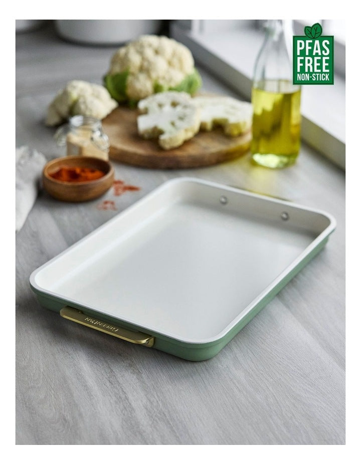 Reserve Cookie Sheet 30cm x 25cm  Sage PFAS-free ceramic non-stick