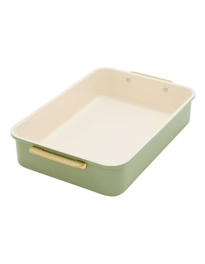 Reserve Rectangular Cake Pan 30cm x 25cm  Sage PFAS-free