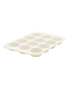 Reserve 12 Cup Muffin Pan PFAS-free ceramic non-stick in Cream White