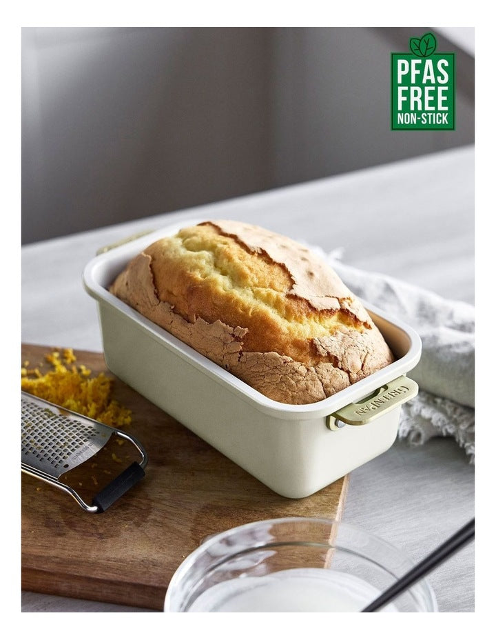 Reserve Loaf Pan 23cm with handles Cream White PFAS-free ceramic non-stick