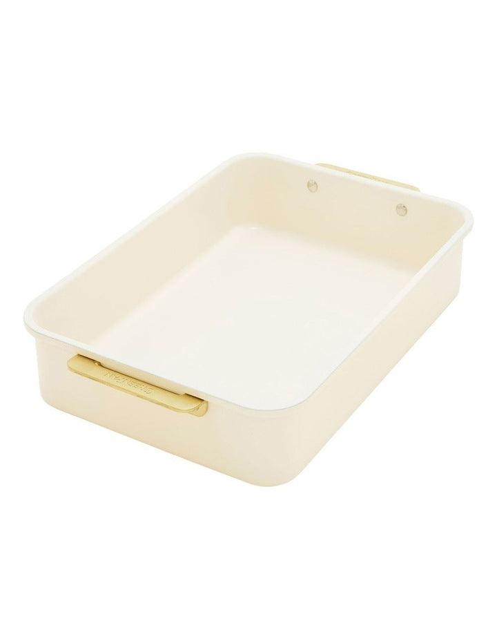 Reserve Rectangular Cake Pan 30cm x 25cm  Cream White PFAS-free