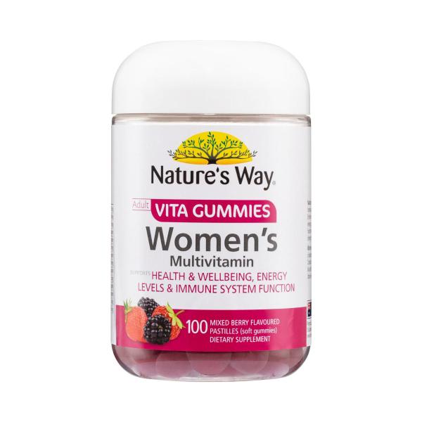 NATURE'S WAY WOMEN'S MULTI-VITAMIN VITA GUMMIES 100PK