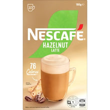 Nescafe Hazelnut Latte Coffee Sachets 10 pack