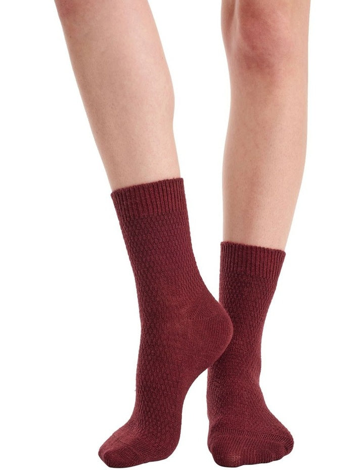 Waffle Winter Blend Crew Sock 2 Pack in multi